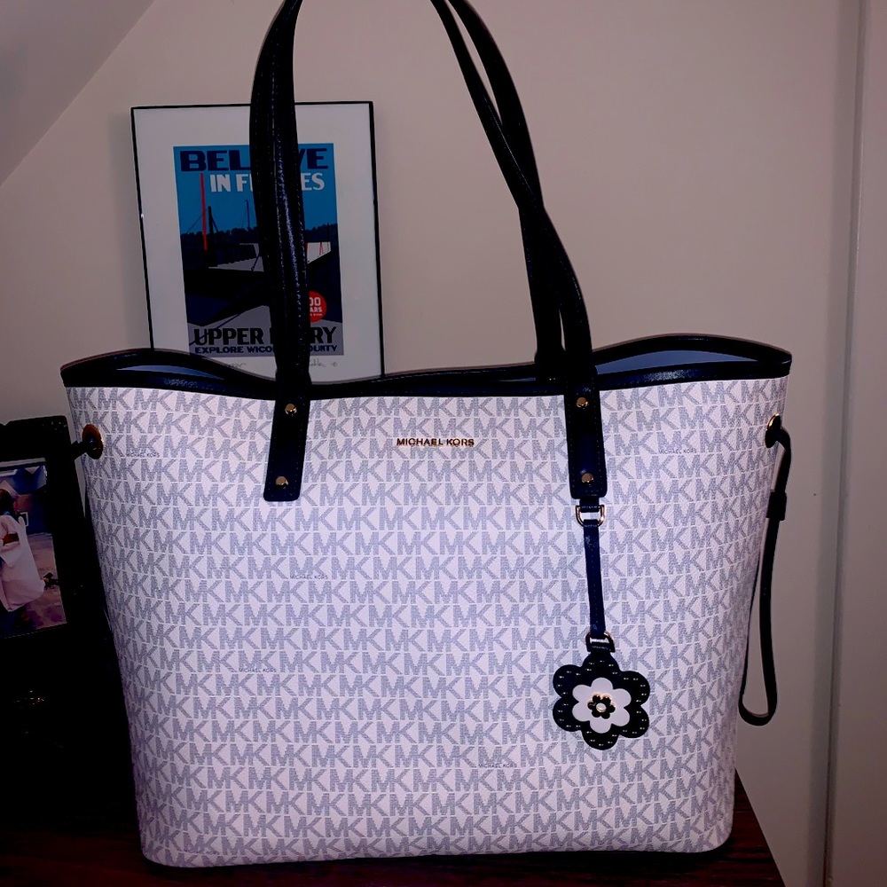 Michael Kors Carter Canvas Tote Bag